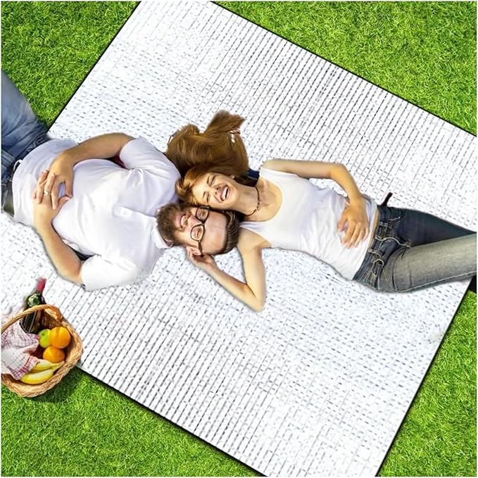 Aluminium Sleeping Mat Tent Mat Foam Aluminum Foil Blanket Insulating Thermal Camping Mat Waterproof Sleeping Tent Pad Outdoor
