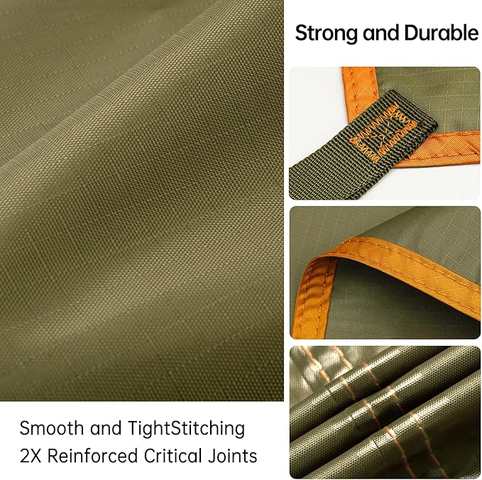 Free Soldier Waterproof Portable Tarp Multifunctional Outdoor Camping Traveling Awning Backpacking Tarp shelter Rain Tarp