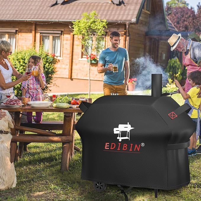 Grill Cover for Royal Gourmet CC1830W 30 Inch Charcoal Grill Smoker Griddle Cover for Royal Gourmet CC1830S 30/CC1830SC Outdoor Gas GriddleWater-Resistant BBQ Cover