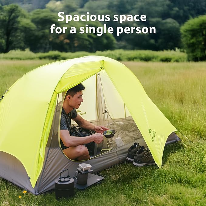 Naturehike Star Trail Ultralight Backpacking Tent 2.3lb One Person Tent 2.76 lb 2 Person Tents for Camping