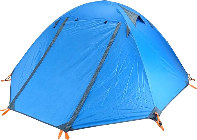 Azarxis 1 2 3 Person 3 Season Tent for Camping Backpacking Hiking Easy Set Up Waterproof Lightweight Professional Double Layer Aluminum Rod &amp Carry Bag