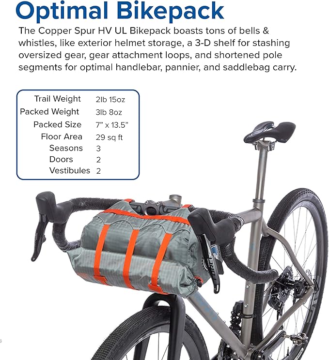 Big Agnes Copper Spur HV UL Ultralight Bikepacking Tent