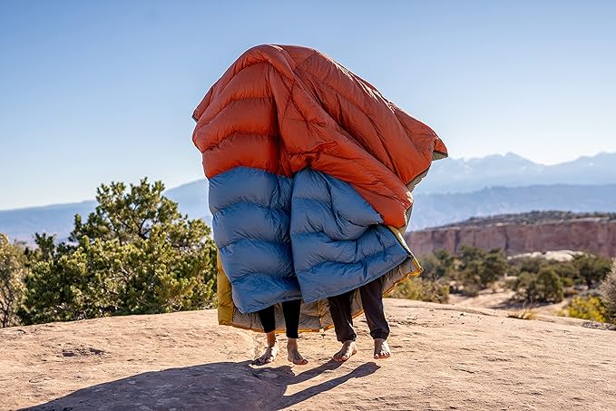 Kelty Galactic Down 30 Degree Sleeping Bag 550 Fill Power RDS Trackable Down Backpacking and Camping Zip Together for 2P Sleeping Bag