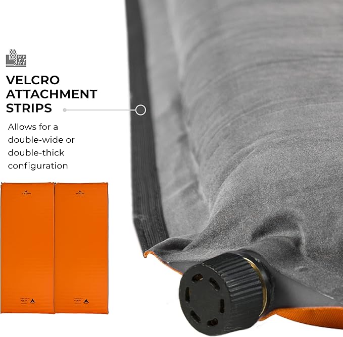 Teton Inflatable Sleeping Pad Sleeping Mat for Camping Backpacking Hiking