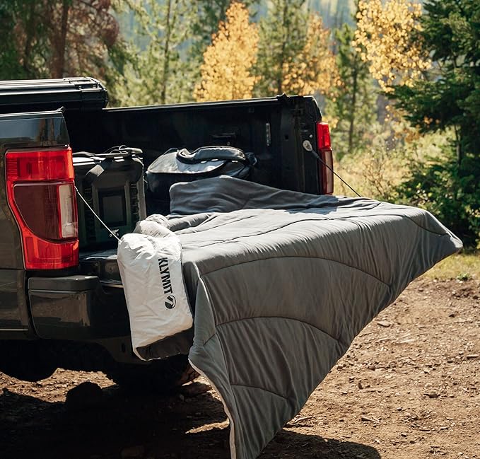Klymit Horizon Overland Packable Camping Blanket and Comforter Gray