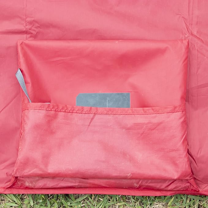 MSR Universal 6-Person Tent Footprint Tarp Large - 117 x 97 Inches Red