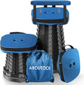 Collapsible Stool with Soft Removable Cushion &amp Waterproof Carry Bag - Lightweight Folding Stool 485lbs Capacity Portable for Adults Camping Fishing Hiking Outdoor Travel