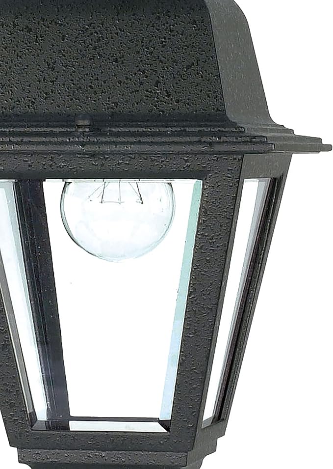 Nuvo Lighting 60/489 Traditional One Light Hanging Lantern from Briton collection in Black finish