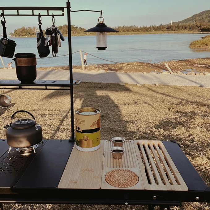 Camping Table Unit Board Portable Camping Table Board Versatile Top for Outdoor Travel Office (Chopping Board)