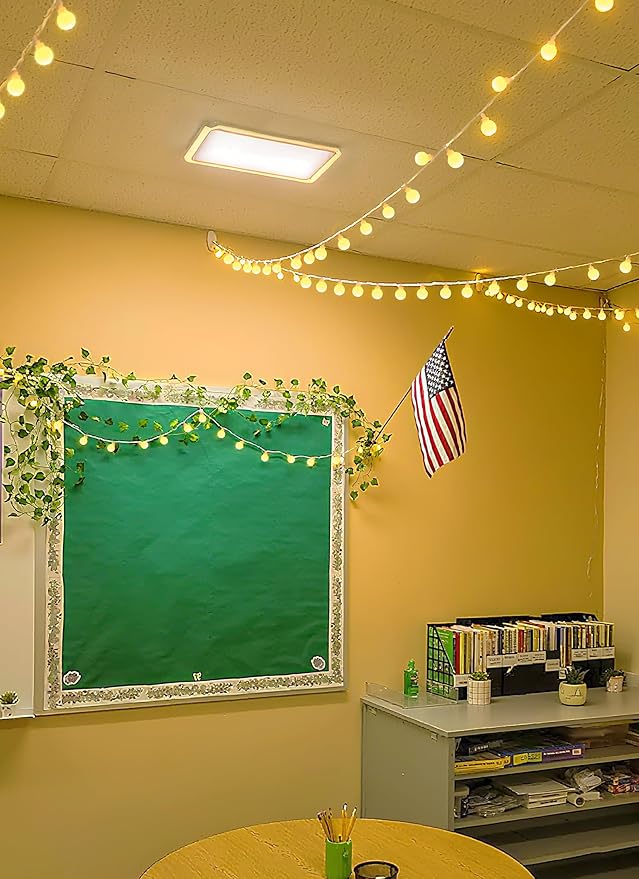 Brightown Battery Operated String Lights for Bedroom 2 Packs Total 39Ft 120 LED Globe Fairy Lights for Balcony Classroom Wedding Girls Room RV Christmas Garden Party Camping Indoor Outdoor Decor