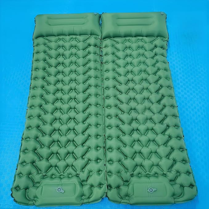 Convenient Foot Stepping Inflatable Mat Outdoor Camping Moisture Proof Mat Car Inflatable Mattress (1 Piece Multiple Colors to Choose from)