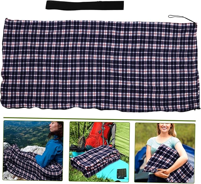 Lightweight Fleece Liner for Camping Portable Inner for Tenting and Hiking Comfortable Adult Sleeping Sack for Outdoor and Indoor Use Compact Design for Easy Carrying