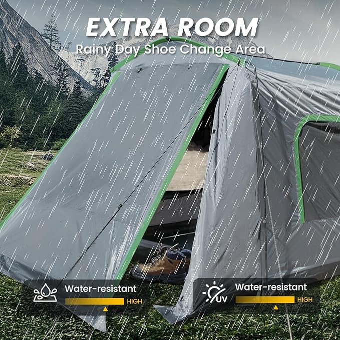SUV Tent Rectangle Car Tent for Family Waterproof &amp Windproof for Car Camping Large Camping Tents with Storage Bag SUV Van Jeep
