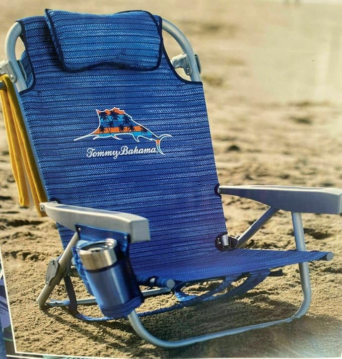 Tommy Bahama Backpack Beach ChairAluminum (Sailfish and Palms)