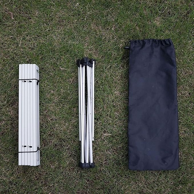 Picnic Folding Table Ultralight Portable Folding Camping Table Aluminum Alloy Outdoor Foldable Travel Picnic Hiking DeskFurniture with StorageBag Outdoor Camping Table Hiking Camping Table