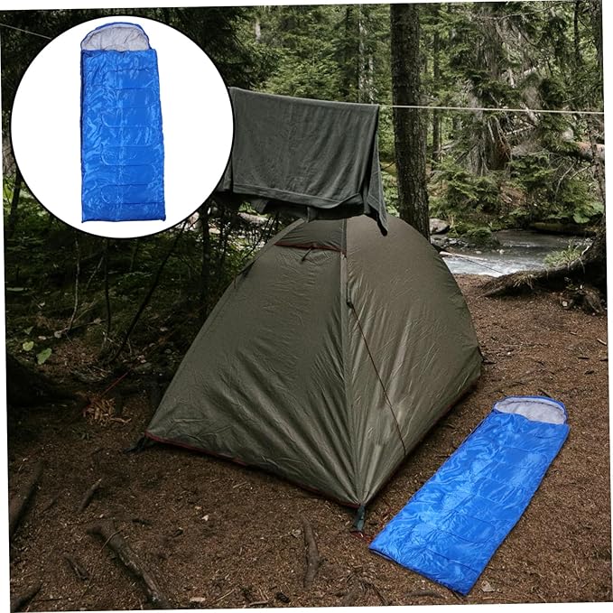 Warm Envelope for Adults Lightweight Hollow Cotton Insulated Outdoor Camping Gear Wide Design for Backpacking Hiking and Cold Weather Travel