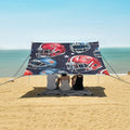 Pattern Football Helmet Pattern Camping Sun Shelter Beach Tent Portable Beach Sun Shade Outdoor Canopy for Camping Trips Fishing Picnic