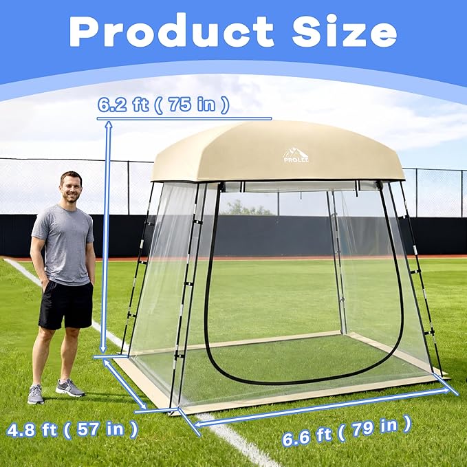 Sports TentWaterproof Sport Tents Shelter Fits 2-4 Persons Portable Clear Bubble Tent for Sports WatchingCamping and Outdoor Activities