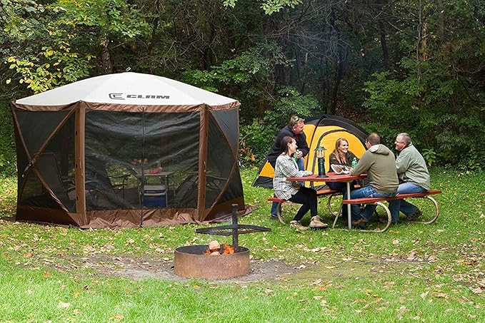 Escape Sport Screen Shelter – 8-Person Pop-Up Canopy Tent with UV Protection&amp Reinforced Feet for Hard Surfaces