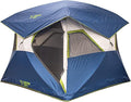Jet Set Hub Camping Tent Easy 90 Second Set-Up Waterproof UV Resistant Ample Storage Options Deep Blue