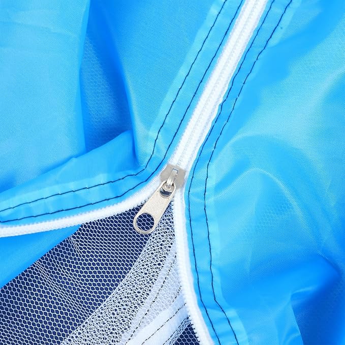 Luxshiny Two Person Winter Backpacking Tent Single Layer Lightweight Sky Blue Outdoor Shelter for Hiking Beach Park Recreation