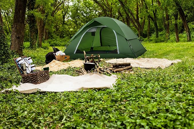 Camping Tent for 2 Person 4 Person 6 Person - Waterproof Two Person Tents for Camping Small Easy Up Tent for Family Outdoor Kids Scouts in All Weather and All Season by Clostnature