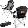 Picnic TIME NFL Unisex-Adult NFL Reclining Camp Chair Beach Chair for Adults Sports Chair with Carry Bag