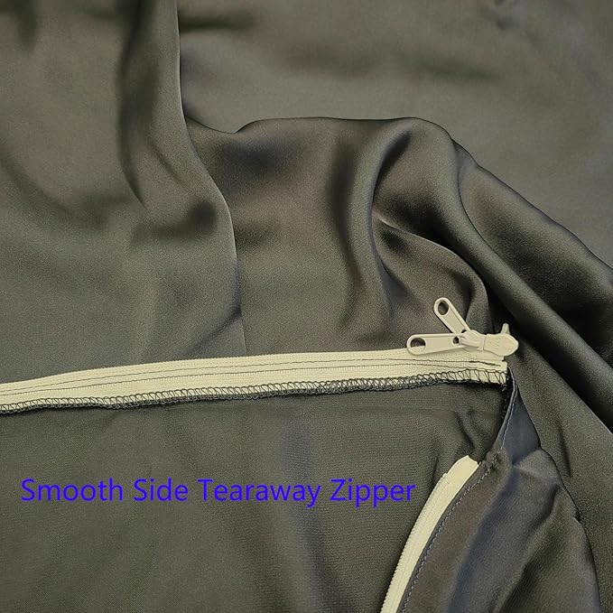 Chiffon Sleeping Bag Liner - Adult Sleep Sack &amp Travel Sheet for Hotel - Ideal for Camping Hiking Backpacking Sofa RV All Seasons