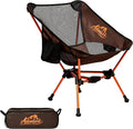 Portable Camping Chair - Lightweight Compact Foldable &amp Sturdy | Backpacking Chair for Camping Hiking Beach Tailgates and More | 330 Lbs Capacity