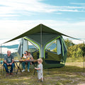 TIMBER RIDGE 4-6 Person Instant Pop Up Hub Tent Easy 60 Second Setup Weather Resistant Portable Camping Family Tent Cabin Tent with Rain Fly and Carry Bag for Outdoor Travel