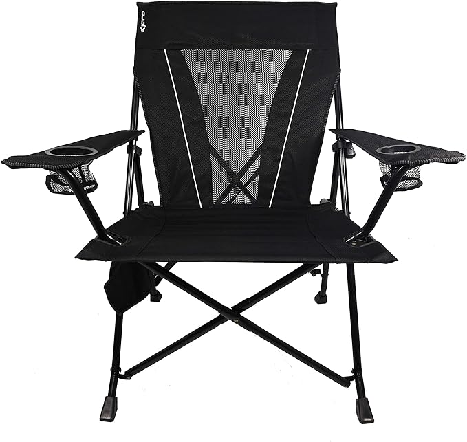 Kijaro XXL Dual Lock Portable Camping Chair - Supports Up to 400lbs - Enjoy The Outdoors in a Versatile Folding Sports &amp Outdoor Chair