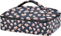 Casserole Carrier Pattern with Blue PopcornInsulated Casserole Carrier for Hot or Cold Food Thermal Lunch Tote for Potluck Parties Picnic Beach Fits 9 x 13 Inches Baking Dish