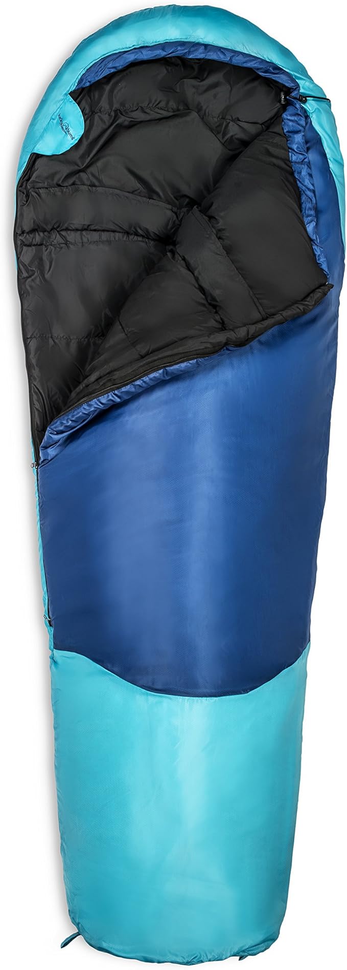 Lucky Bums Youth Serenity II 25F/-4C Temperature Rated Mummy Style Sleeping Bag Compressing Carry Bag Included