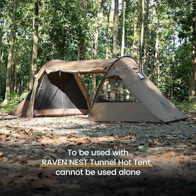 OneTigris Raven NEST Tunnel Hot Tent + Mesh Inner