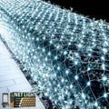 LitHome 21ft x 5ft Christmas Net Lights Outdoor 360 LED Mesh Fairy String Lights with 8 Modes Connectable Plug in Waterproof Mesh Lights for BushesTreesGardenPatioYard Decorations(White)