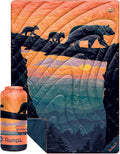 Rumpl Original Puffy National Park Blanket for Camping and Outdoors Great Smoky Mountains - Bear Crossing - V2