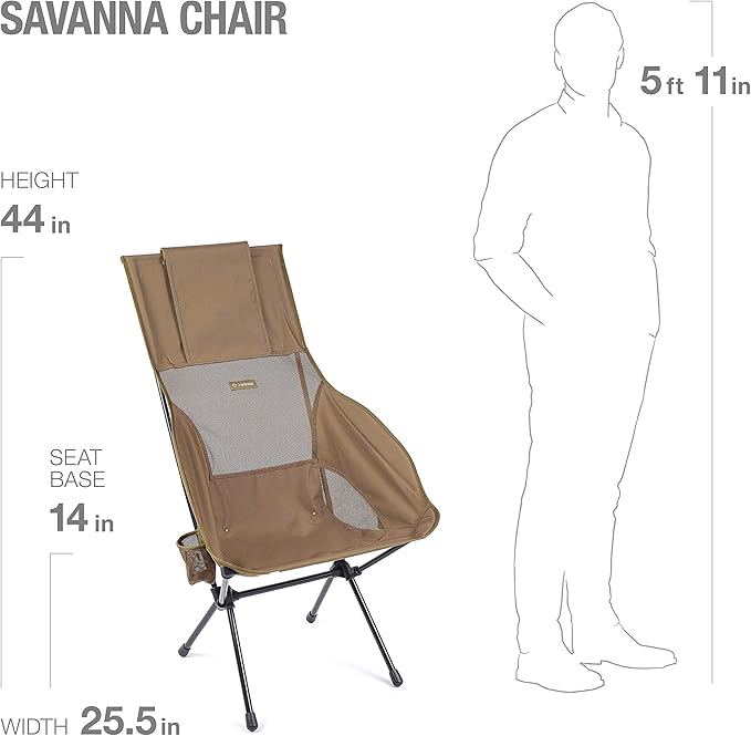 Helinox Savanna High-Back Collapsible Camp Chair