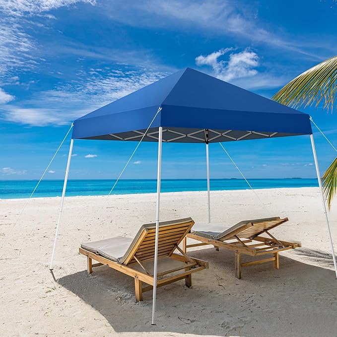 2.5 x 2.5m Portable Home Use Waterproof Folding Tent Blue