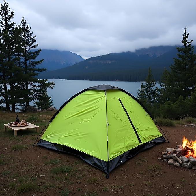 1 Person Camping Tent Lightweight and Easy to Assemble Spacious Tent Exclusively for one Person Suitable for picnicking Hiking and Camping