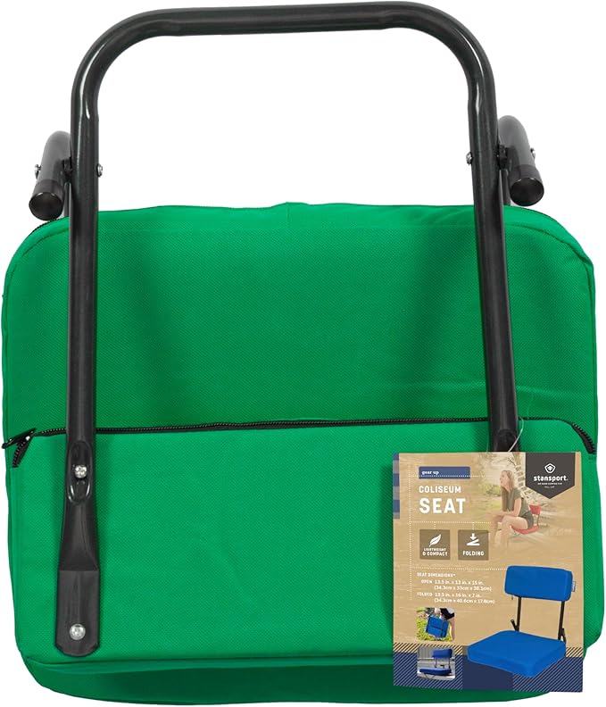 Stansport G-4-10-STA G-4-10 Coliseum Seat Green