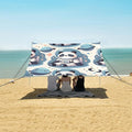 Sleeping Panda in Space Camping Sun Shelter Beach Tent Portable Beach Sun Shade Outdoor Canopy for Camping Trips Fishing Picnic
