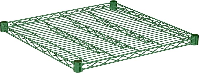 24 x 36 Green Epoxy Finish Metal NSF Wire Shelf for Shelving Units and Storage (30V-094)