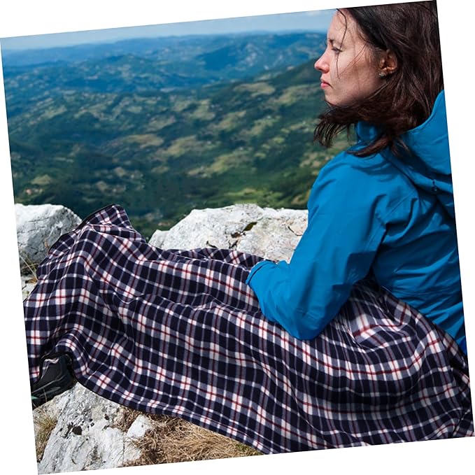 VANZACK Lightweight Foldable Down Liner for Adults Warm and Portable Indoor Outdoor Nap Sack with Comfortable Soft Fleece Compact Design for Camping and Resting