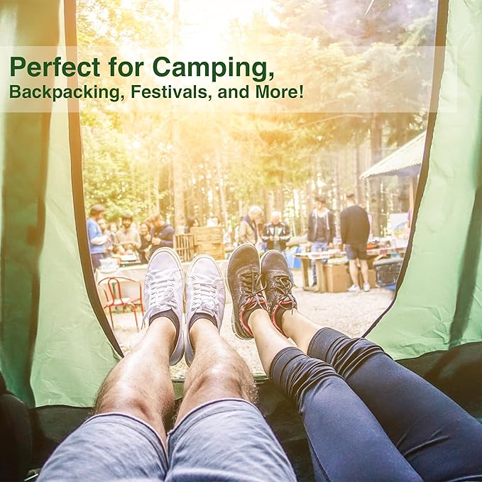 (5 Pack of) 5 to 6 Person Tent All Season Pop Up Waterproof for Camping Groups Immigrants Disaster Relief Homeless People Bulk Cold Weather Tents
