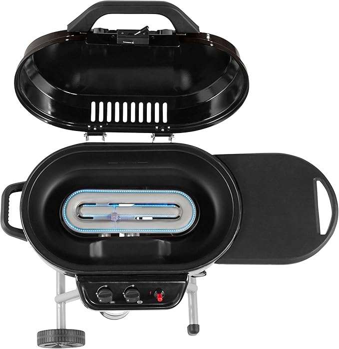 Coleman RoadTrip 225 Portable Propane Grill 2-Burner Gas Grill with Matchless Ignition &amp Adjustable Temperature Control 11000 BTUs of Power for Grilling Tailgating Camping BBQ &amp More