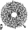 500 LED White Christmas Tree Light Plug in170ft Connectable Christmas Lights with 8Modes UL Certified Outdoor Indoor for Halloween Tree Yard Holiday Party Decor