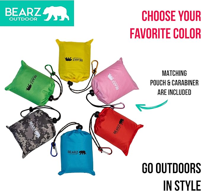 Pocket Blanket - Beach Blanket Waterproof Sandproof Picnic Blankets Waterproof Foldable Lightweight &amp Compact for Hiking Camping Travel Festival Accessories