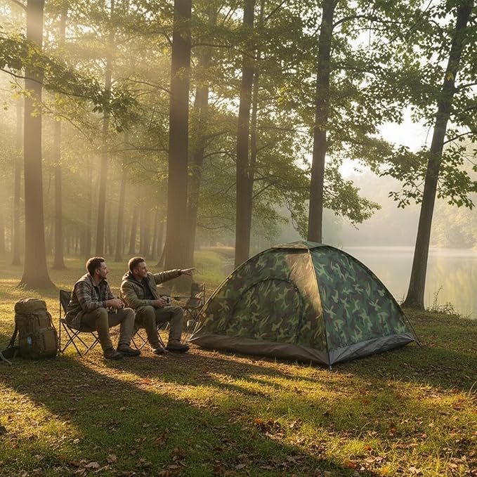 2 Person Camping Tent – Lightweight Waterproof Backpacking Dome Tent for 2 People Easy Setup &amp Portable Shelter