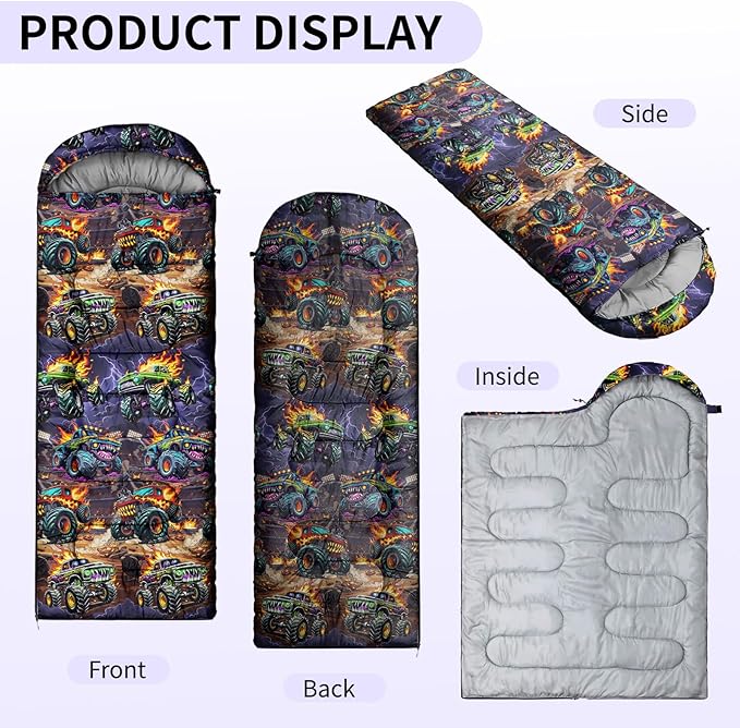Camping Sleeping Bags Lightweight Waterproof Sleeping Bag and Compact with Compression Sack for Outdoor