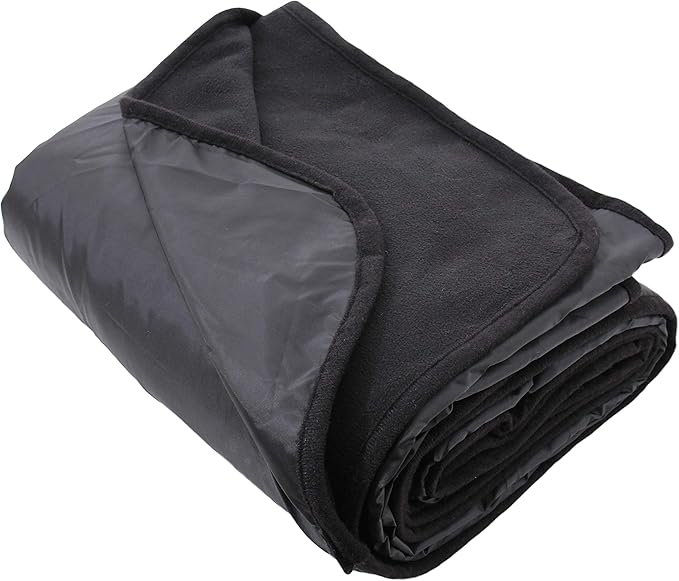 Threadart Outdoor Rainproof &amp Windproof Thick Stadium Blanket | for Camping Picnic Sports Festivals Football Baseball Concerts Parks Beach 55 x 79